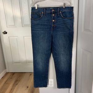Madewell the perfect vintage crop Jean